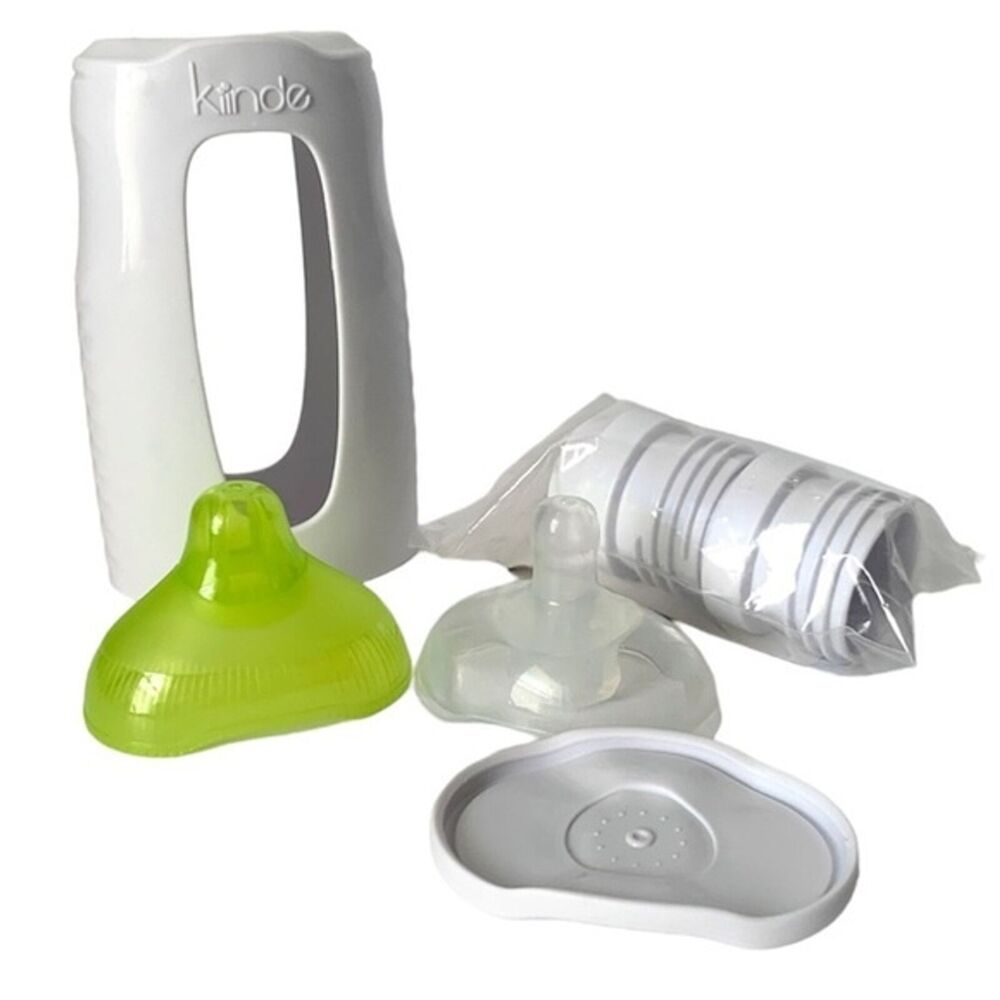 Kiinde Twist Squeeze Natural Baby Breast Milk Feeding Bottle Nipple Case Adapter